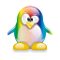 Arc-en-ciel tux