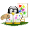 Peintre tux