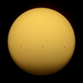 ISS devant le soleil composite