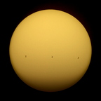 ISS devant le soleil composite